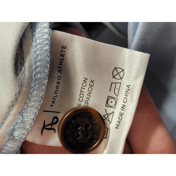 TAILORED ATHLETE Men's 38 Chino Short Light Blue‎ Khaki 9" Shorts NWT - Picture 12 of 13